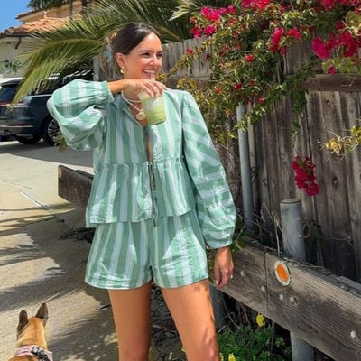SARAH™ | Eleganta shorts set