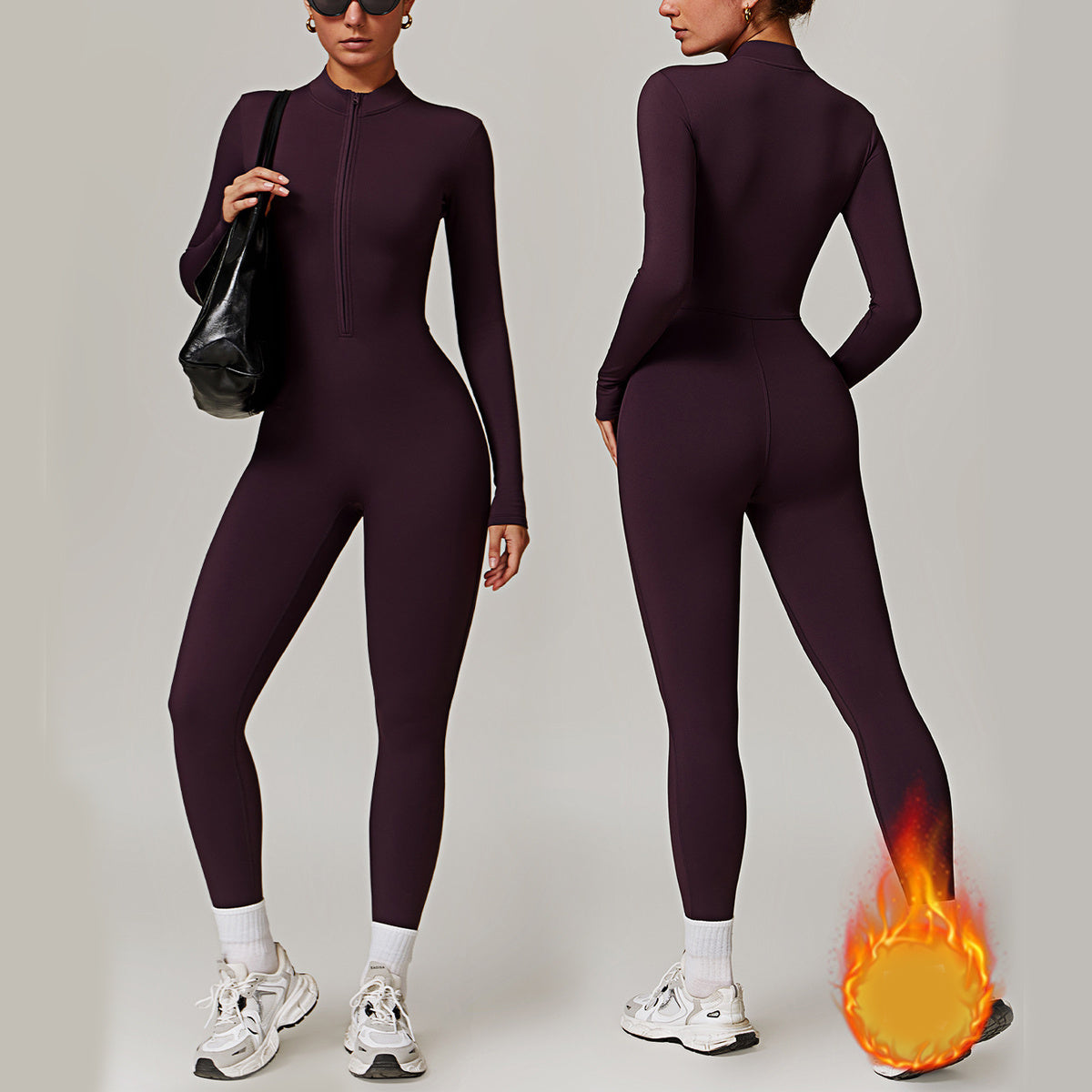 AMEAH™ | Viral Fleece-Jumpsuit