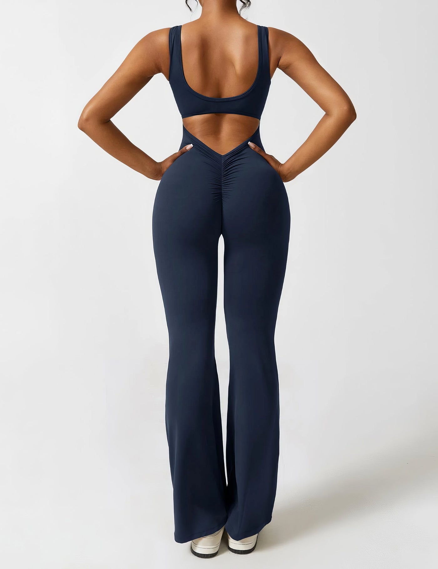 IDA™ | V-Back Flared Jumpsuit