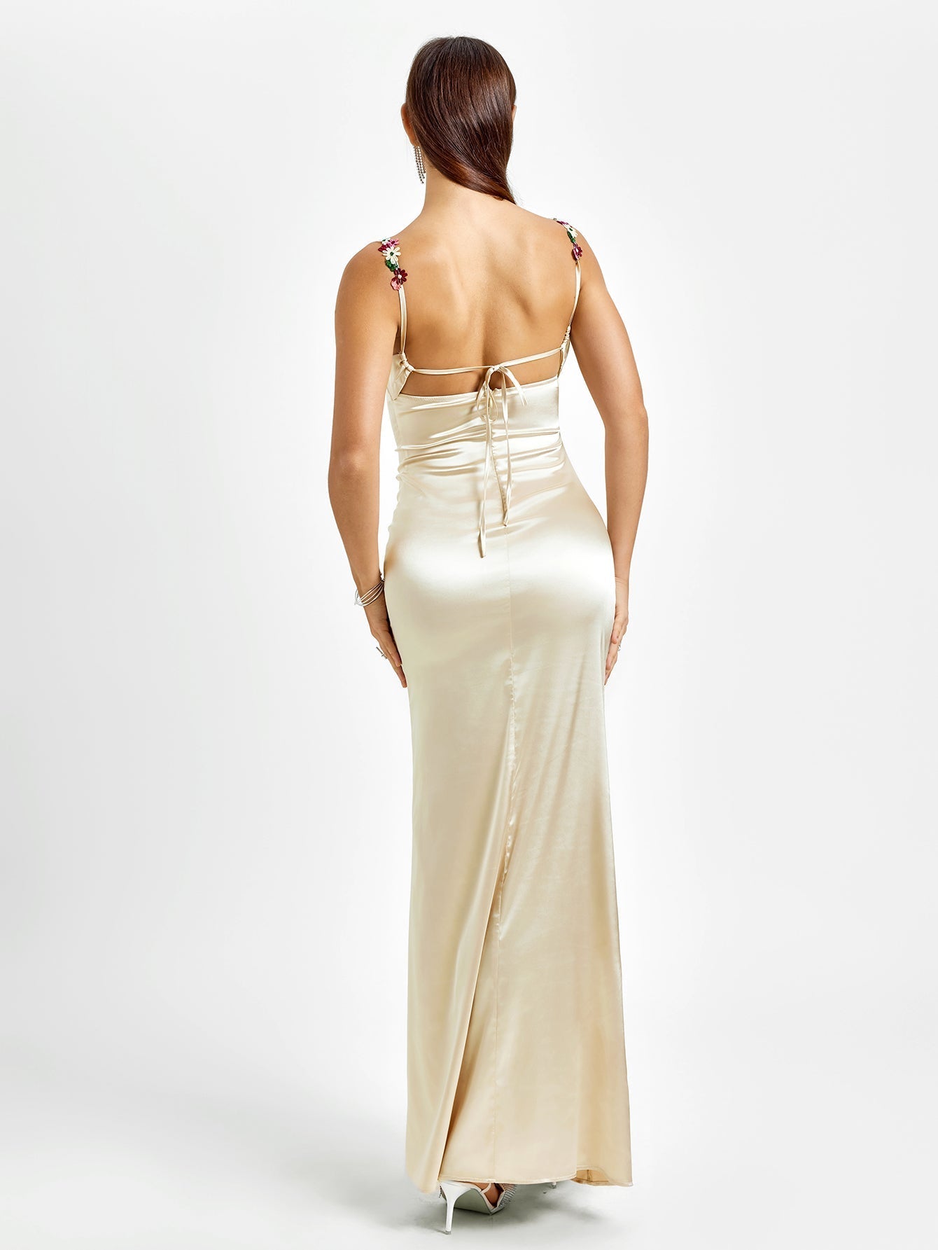 Fiorella Satin Gown | Maxi Klänning