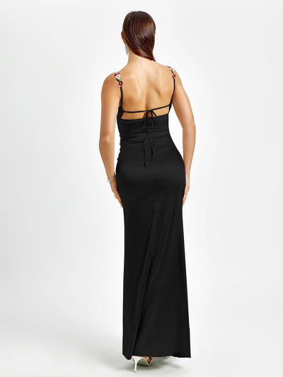 Fiorella Satin Gown | Maxi Klänning