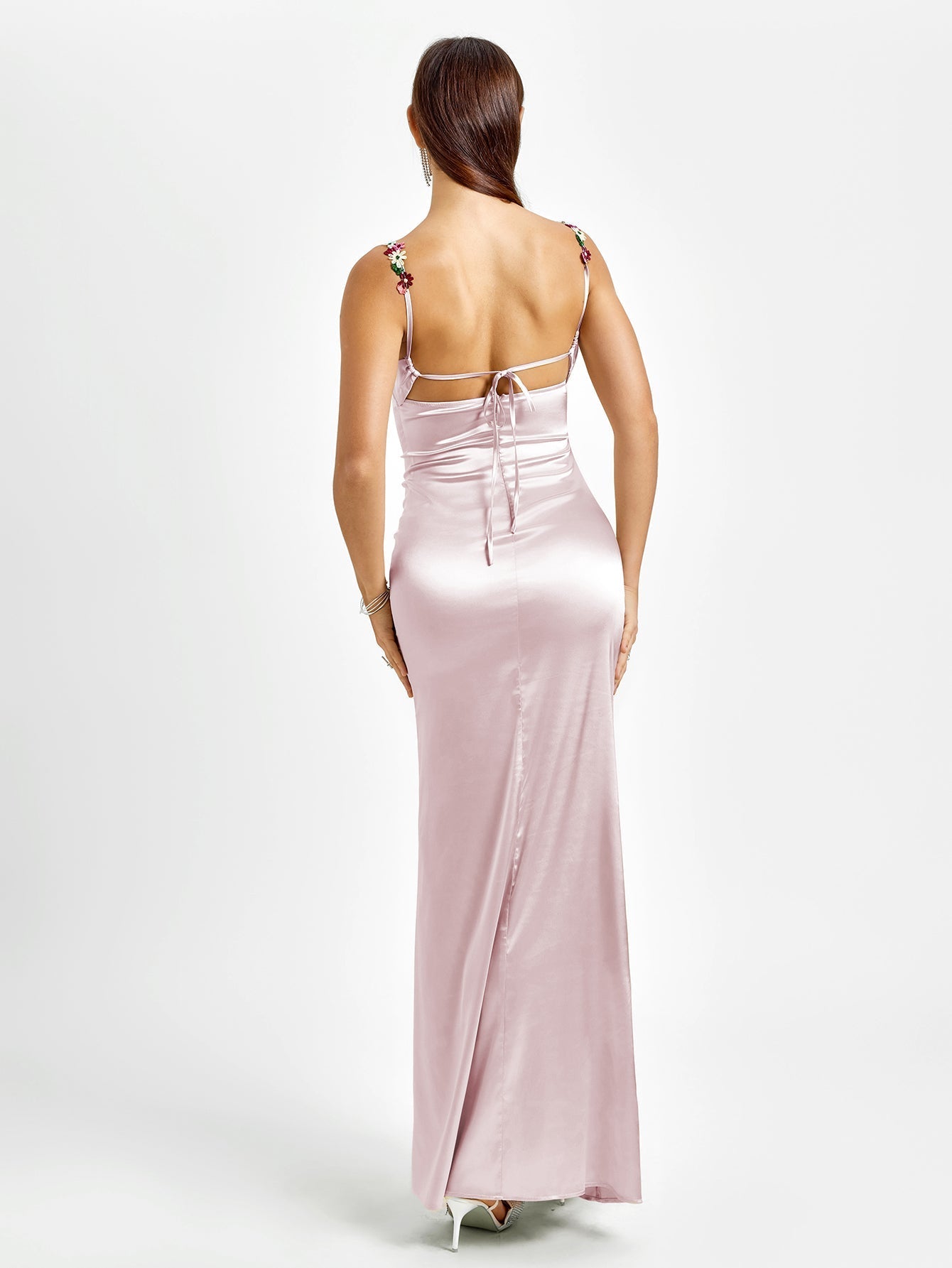 Fiorella Satin Gown | Maxi Klänning