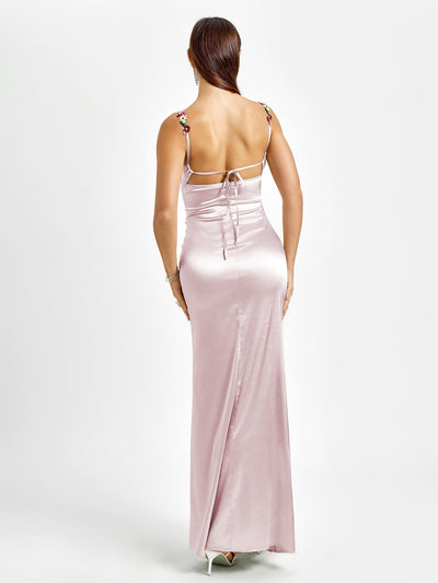 Fiorella Satin Gown | Maxi Klänning