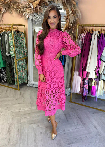 Lilian - Smickrande Maxi Klänning