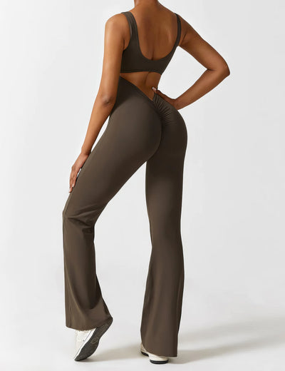 IDA™ | V-Back Flared Jumpsuit