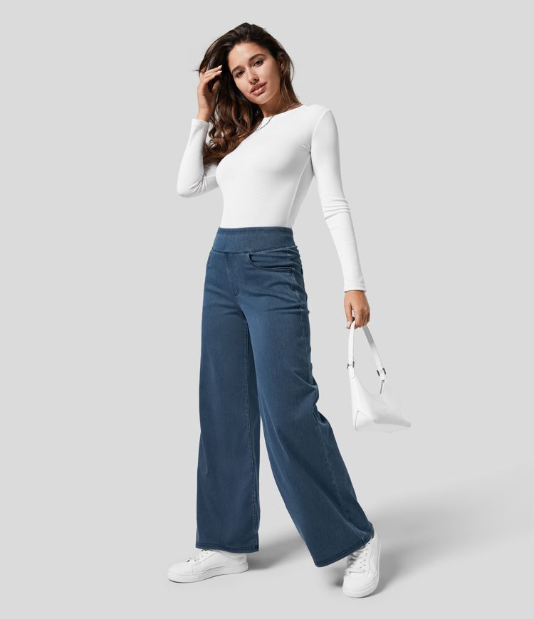 EVY™ | Bekväm Elastisk Byxa med Hög Midja