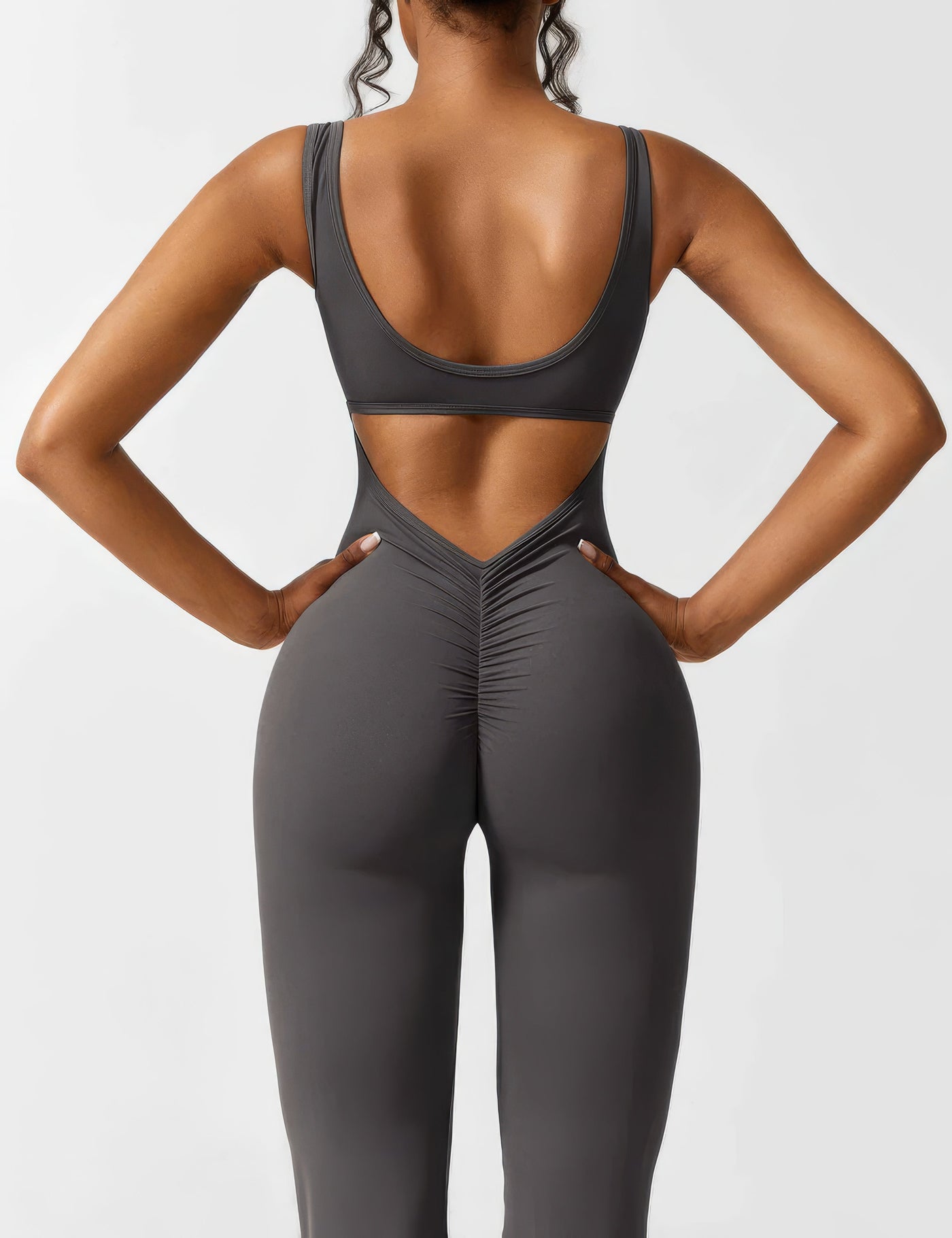 IDA™ | V-Back Flared Jumpsuit