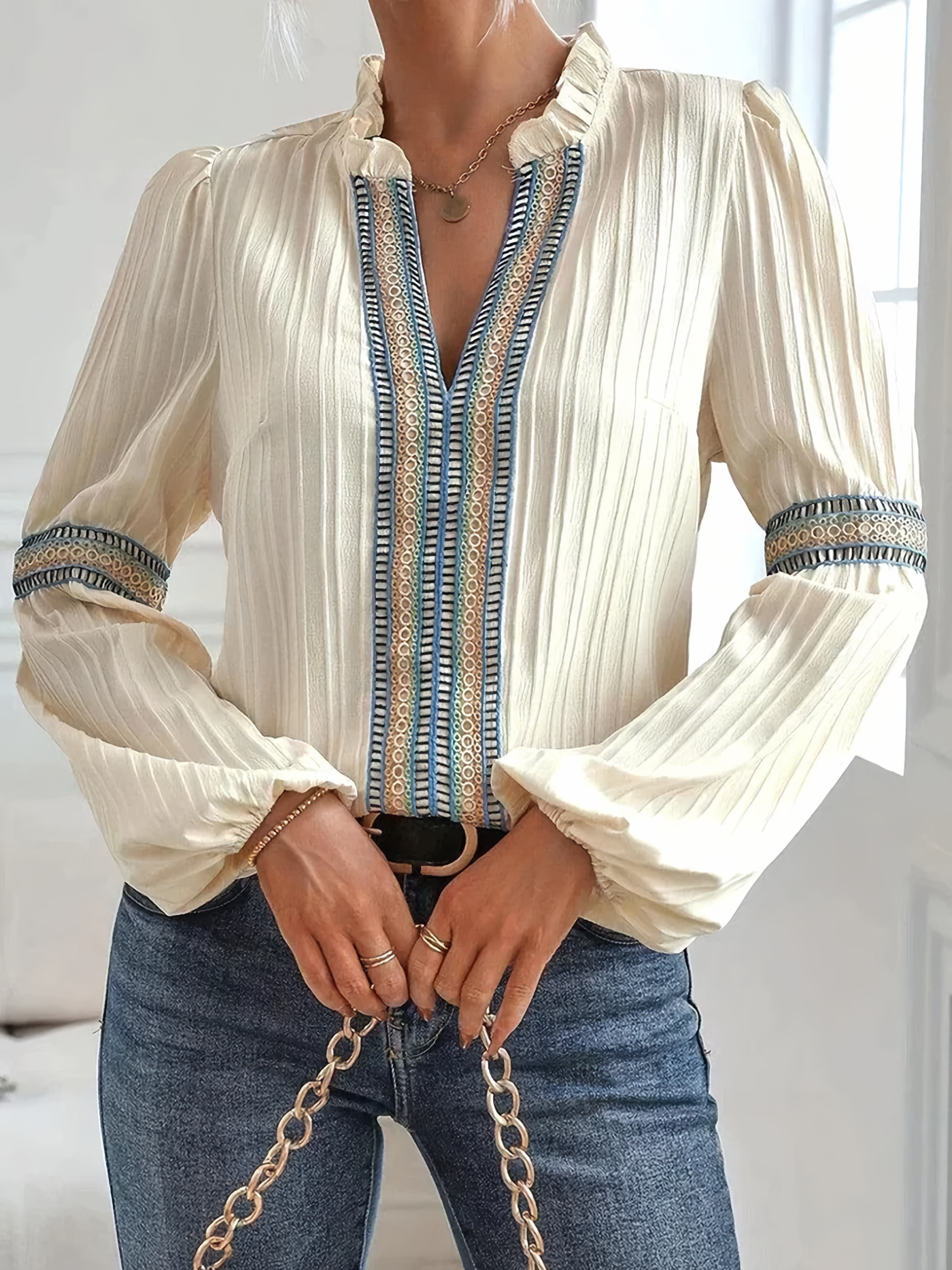 CORA™ | Eleganta Blondebluse