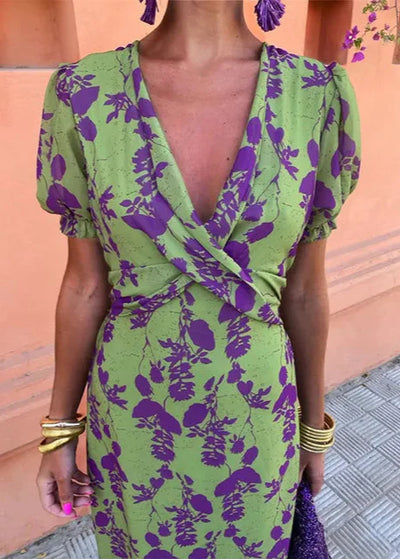 Mara - Vacker Chic Maxi Klänning