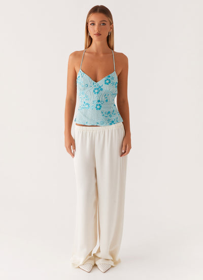 EMMA - Paljetterad Cami Top