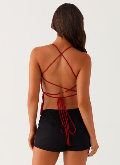 MARIA - Paillett Cami Top