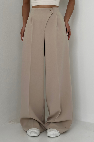 KLARA™ | Högmidjade Vida Byxor