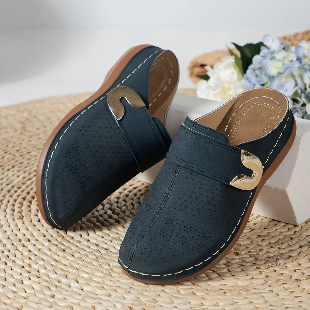 Lani™ | Chic Stödjande Kil Sandaler