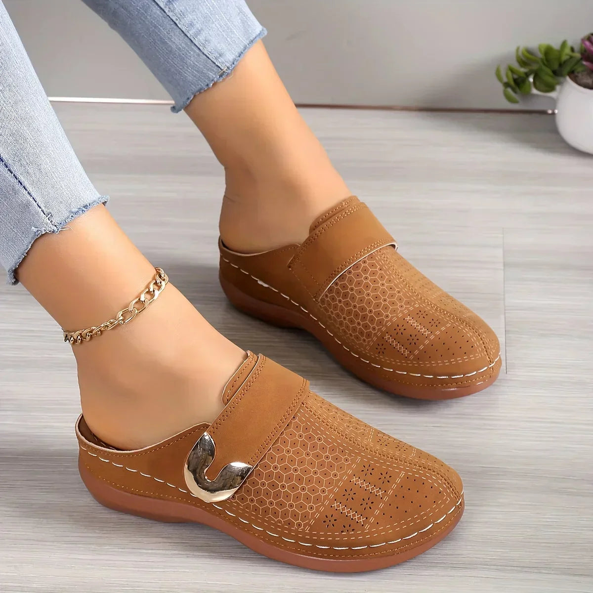 Lani™ | Chic Stödjande Kil Sandaler