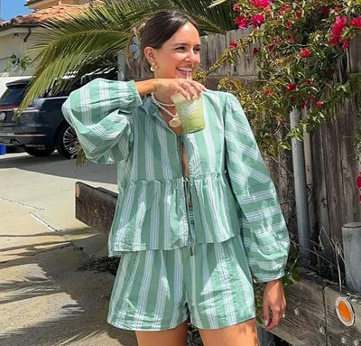 SARAH™ | Eleganta shorts set