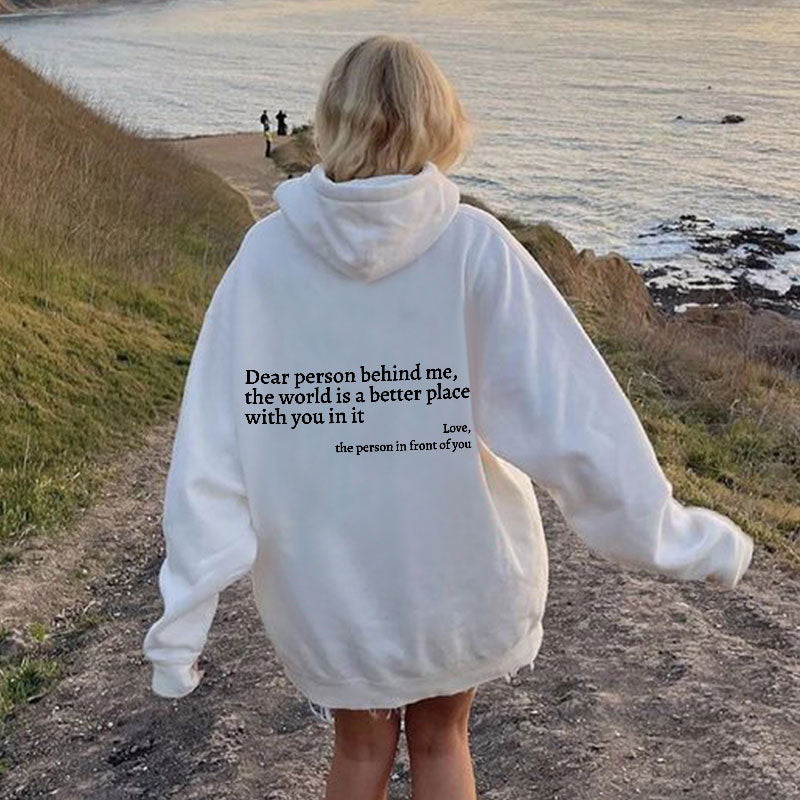 OLIVIA™ | Dear person behind me hoodie