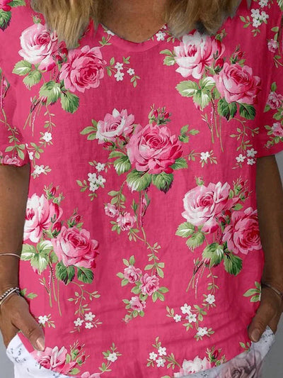LISA™ | Konstnärlig Blommig Blus