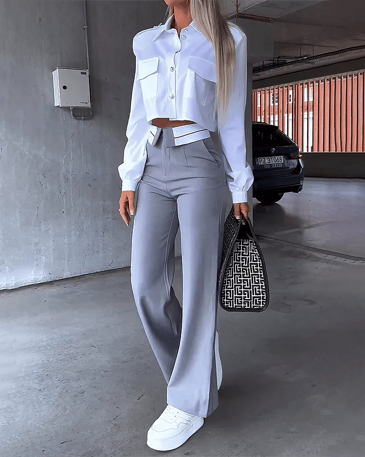 Ebba | Lyx Byxor Set - ElegantBy