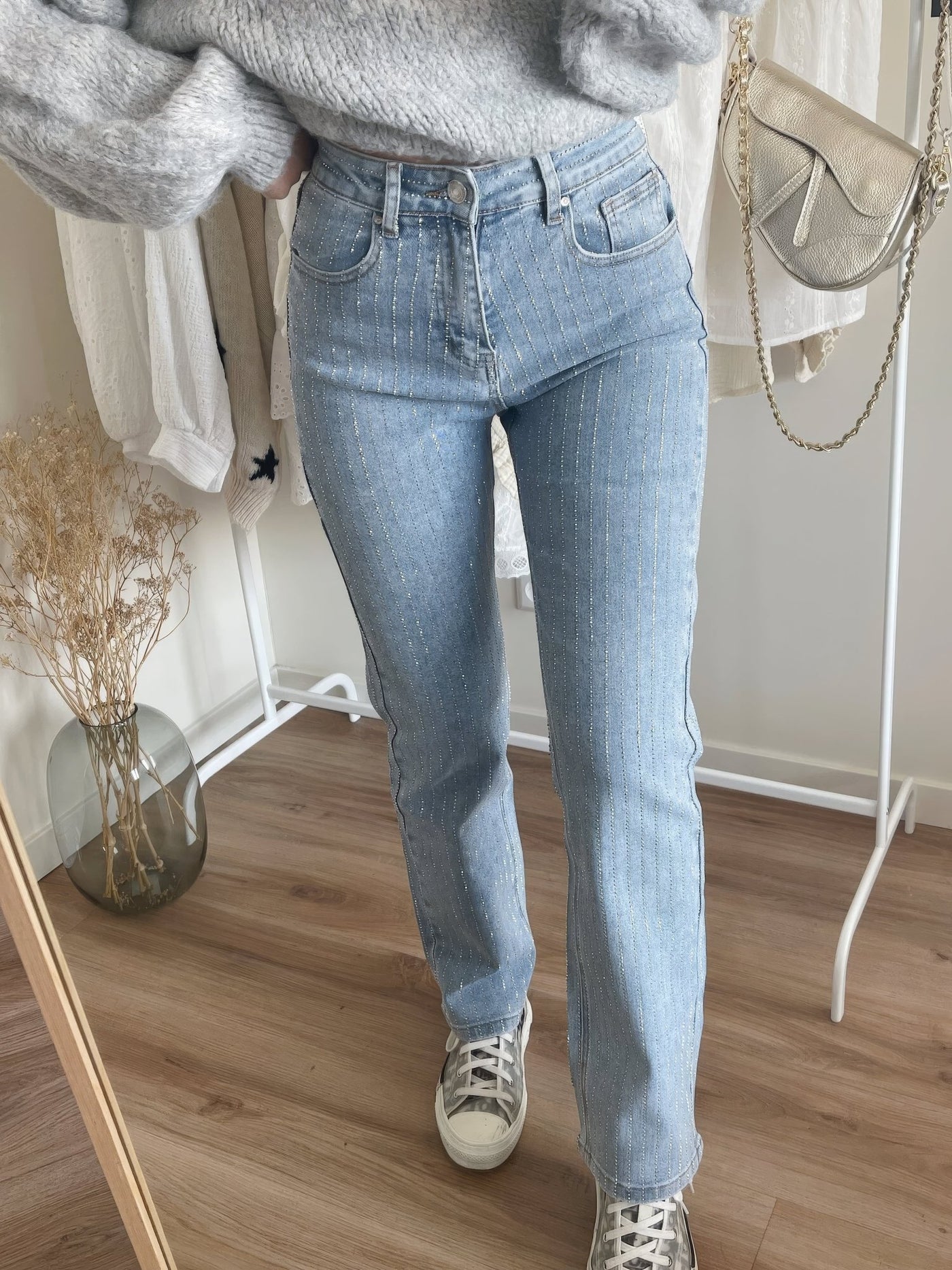Maja | Eleganta Sparkle Jeans - ElegantBy